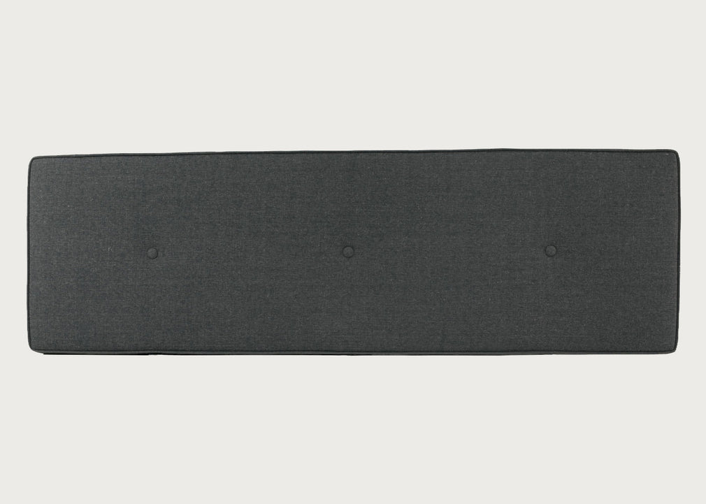 Brunel Blanket Box Cushion Smoke Grey