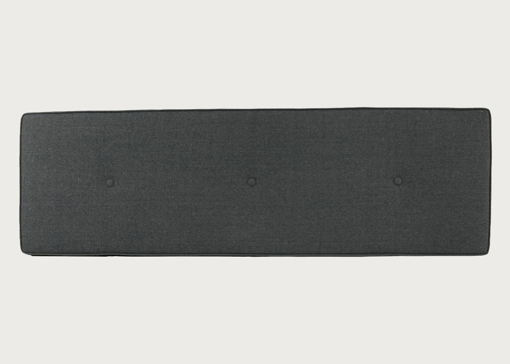 Brunel Blanket Box Cushion Smoke Grey