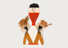Girard Wooden Doll No. 10 Feathered Wings