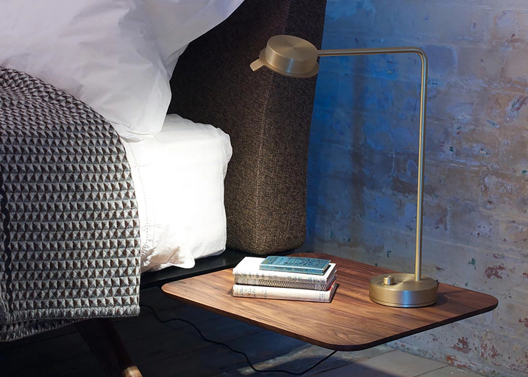 Hepburn Bedside Table Walnut