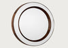 Tondo Round Walnut Mirror