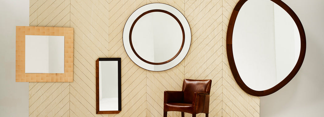 Giolo Wall Mirror Walnut