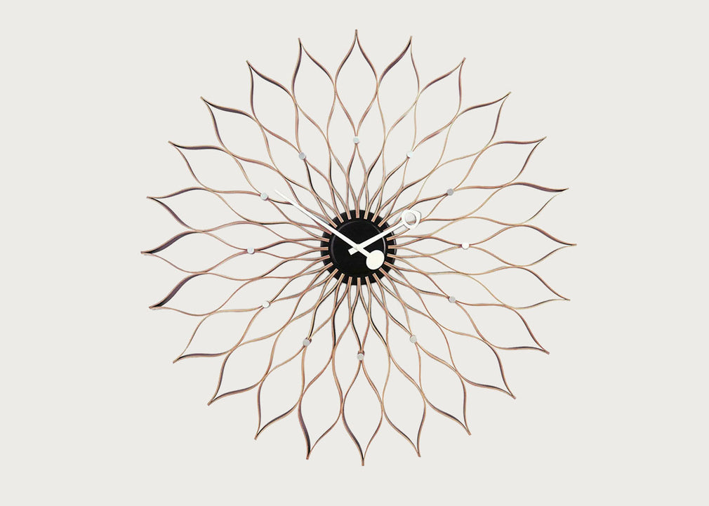 Sunflower Birch Wall Clock