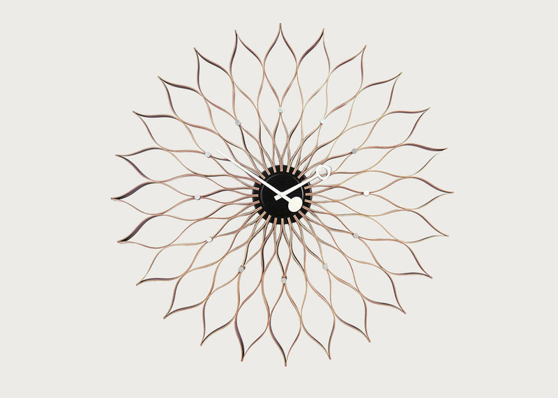 Sunflower Birch Wall Clock