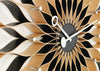 Sunflower Birch Wall Clock