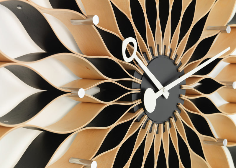 Sunflower Birch Wall Clock