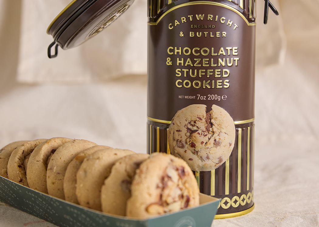 Chocolate and Hazelnut Stuffed Cookies