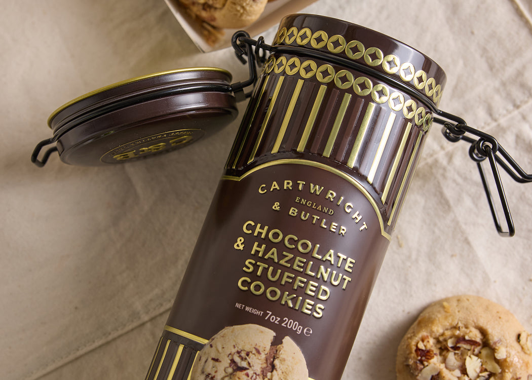 Chocolate and Hazelnut Stuffed Cookies