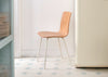 HAL Ply Tube Chair in Oak with Chrome Base