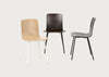 HAL Ply Tube Chair in Oak with Chrome Base