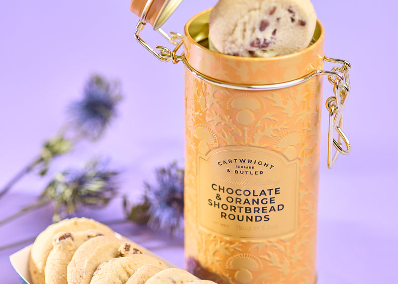 Orange and Chocolate Shortbread Rounds