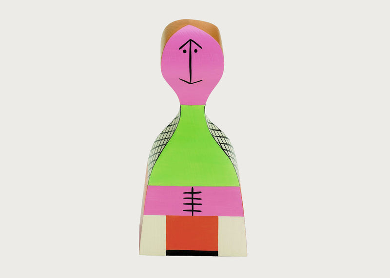 Girard Wooden Doll No. 19 Happy Green Top