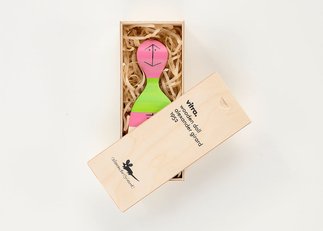 Girard Wooden Doll No. 19 Happy Green Top