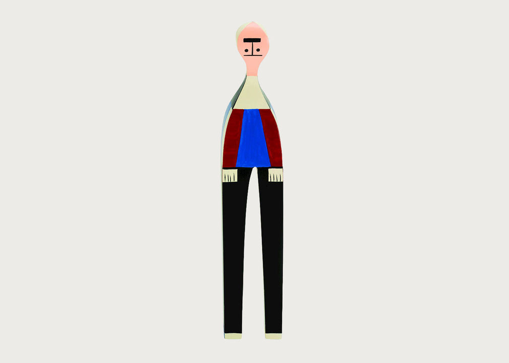 Girard Wooden Doll No. 22 Tall Monobrow