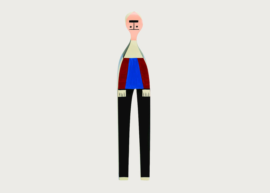Girard Wooden Doll No. 22 Tall Monobrow