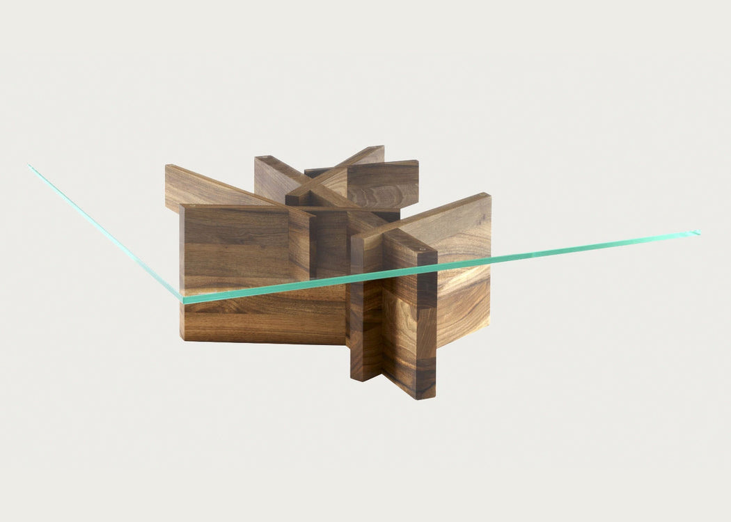 Ashera Square Low Table European Walnut