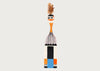 Girard Wooden Doll No. 1 Wooden Doll with Feathers on Head