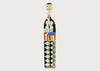 Girard Wooden Doll No. 5 Wooden Doll with Diamond Pattern & Two Kids