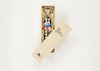 Girard Wooden Doll No. 5 Wooden Doll with Diamond Pattern & Two Kids