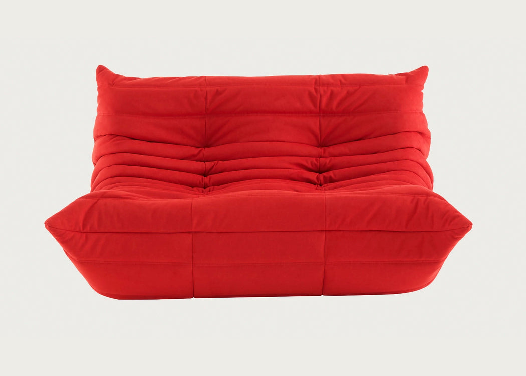 Togo Small Settee Alcantara Goya Red