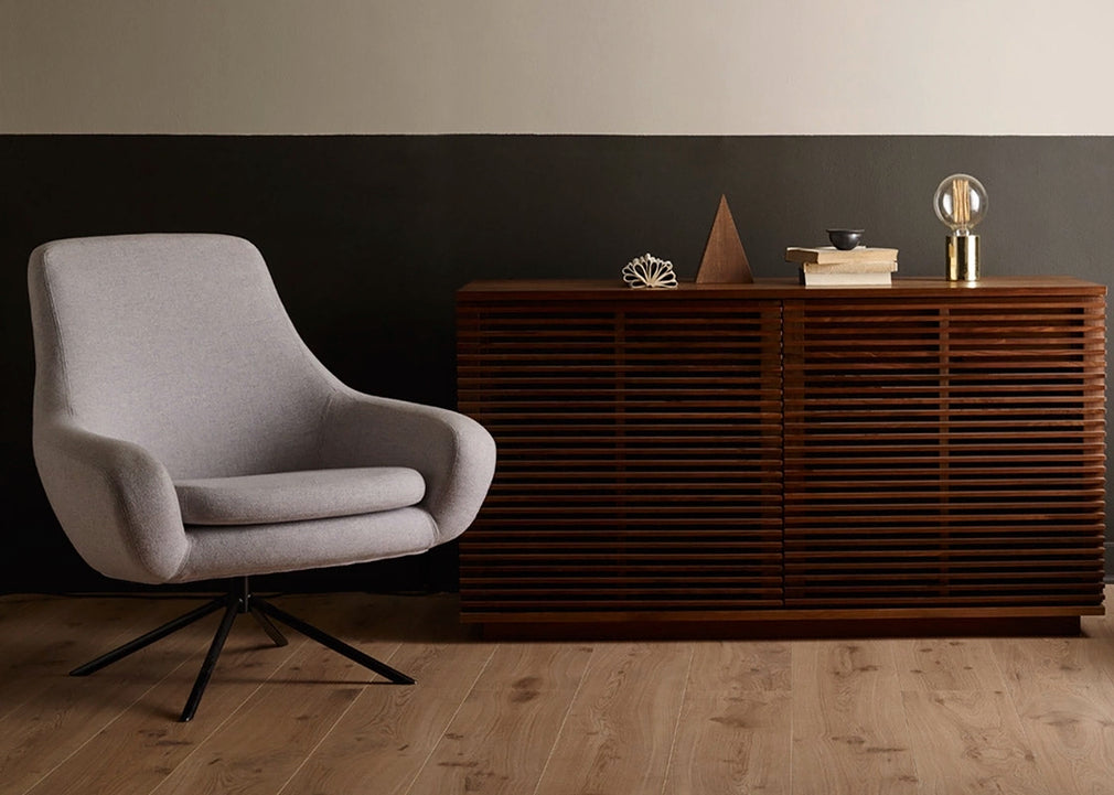 Verona Narrow TV Unit Walnut
