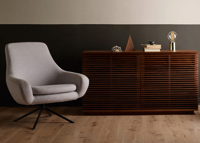 Verona Narrow TV Unit Walnut