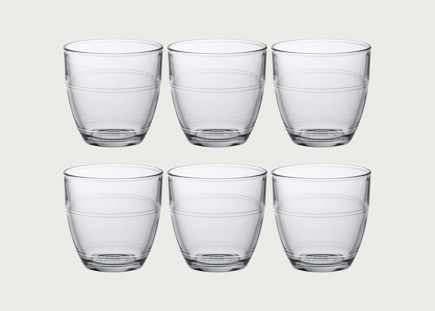 Gigogne Tumbler Clear Set 6