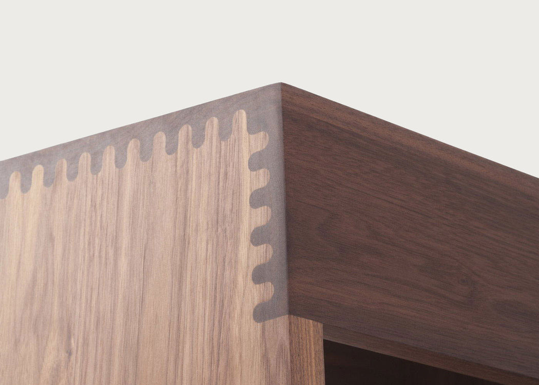 Tall Maia Side Table Walnut