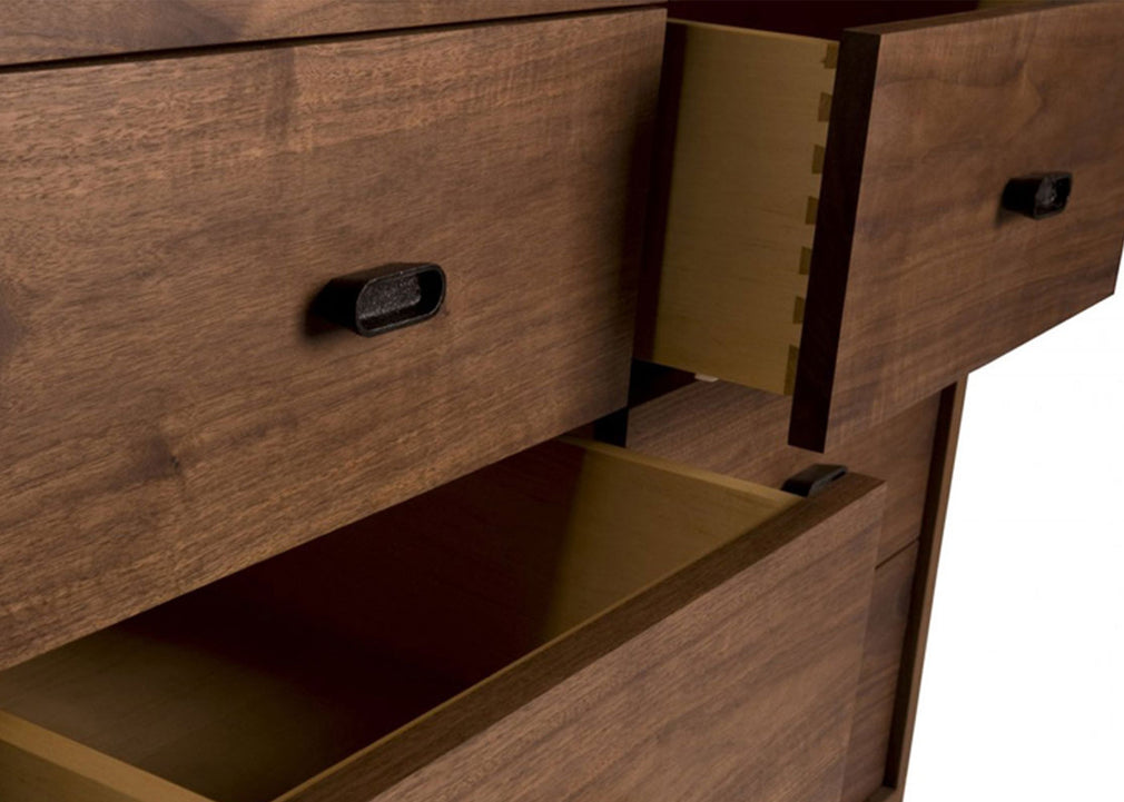 McQueen 8 Drawer Chest Walnut