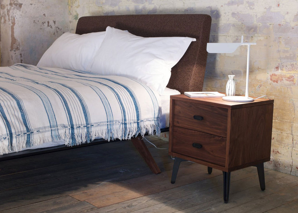 McQueen Bedside Table Walnut