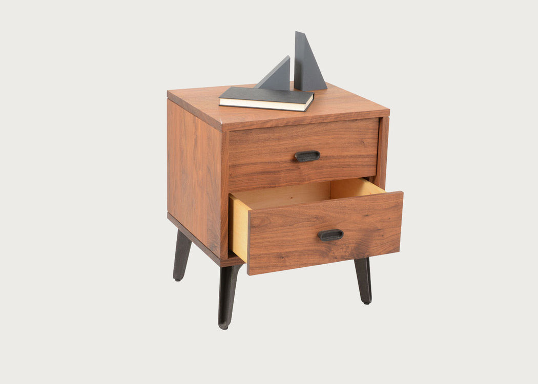 McQueen Bedside Table Walnut