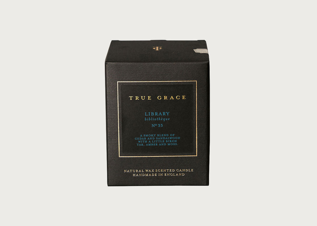 Manor Library Scented Glass Candle