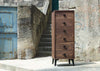 McQueen Tall 6 Drawer Chest Walnut
