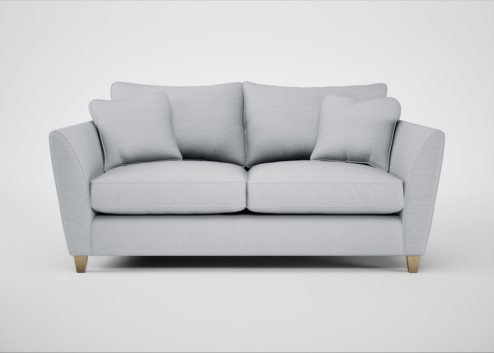 Torino 3 Seater Sofa Broad Weave Tin / Natural