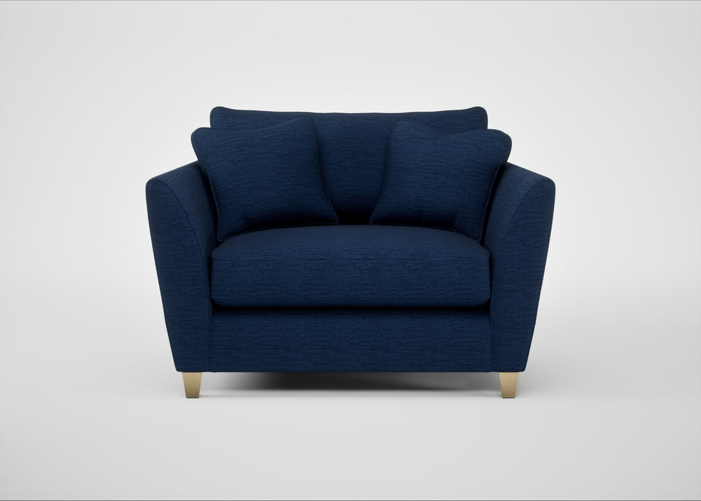 Torino Loveseat Broad Weave Lagoon / Natural