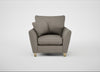 Torino Armchair Broad Weave Pebble / Natural