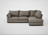 Tailor Right Hand Facing Corner Sofa Broad Weave Pebble / Natural