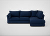 Tailor Right Hand Facing Corner Sofa Broad Weave Lagoon / Natural