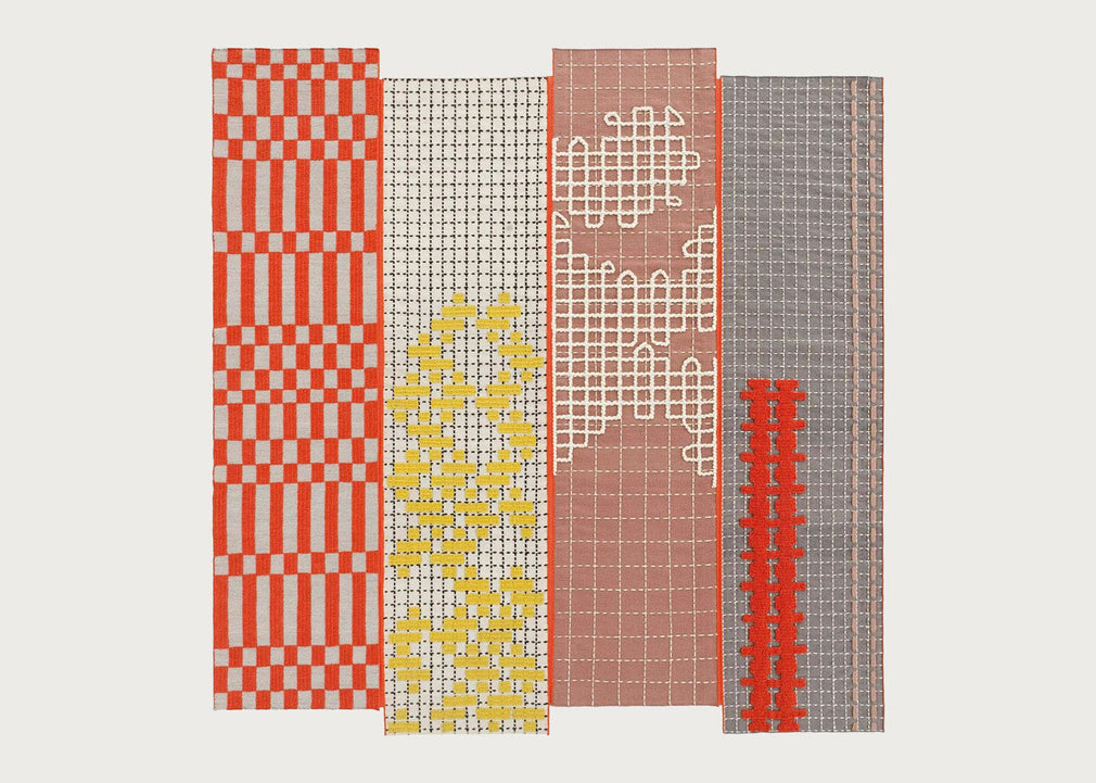 Bandas Rug Orange