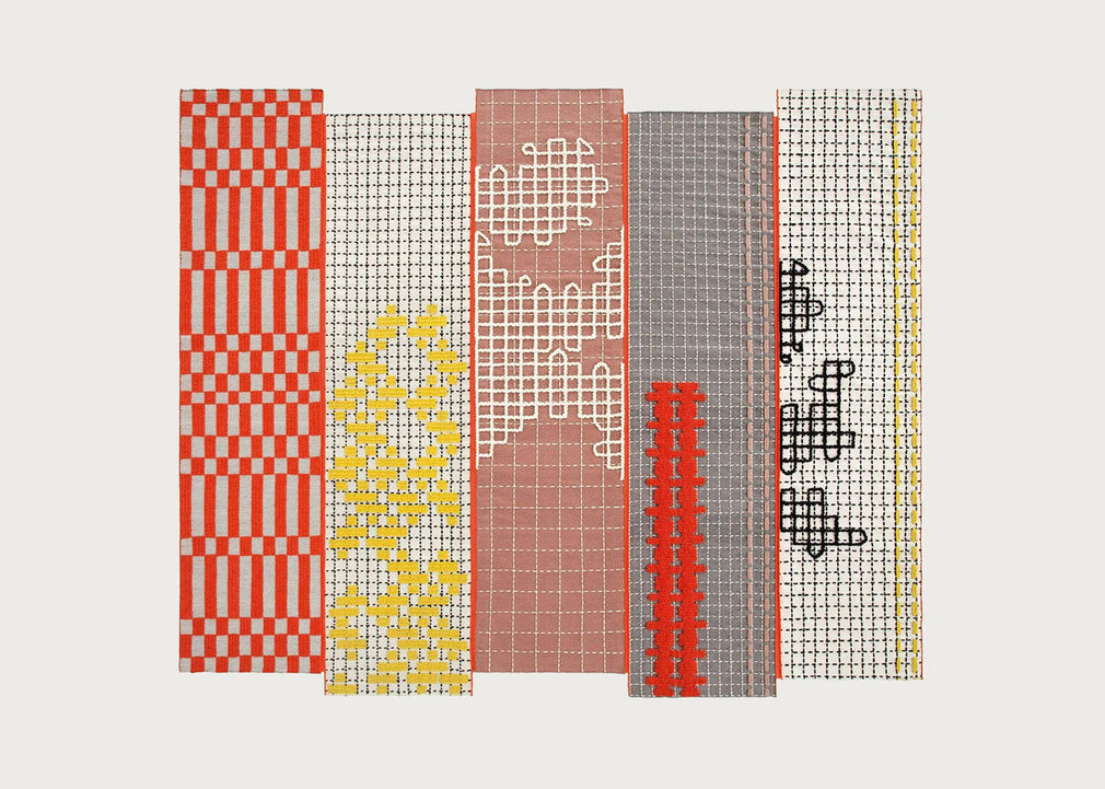 Bandas Rug Orange