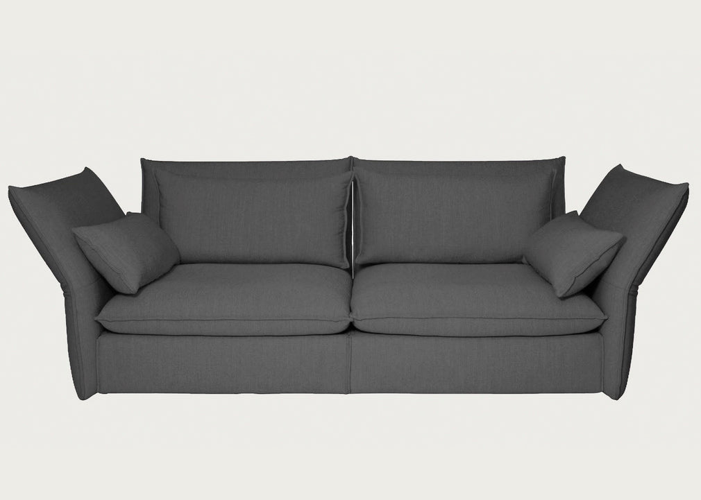 Mariposa 2 1/2 Seater Sofa Credo Anthracite/Elephant