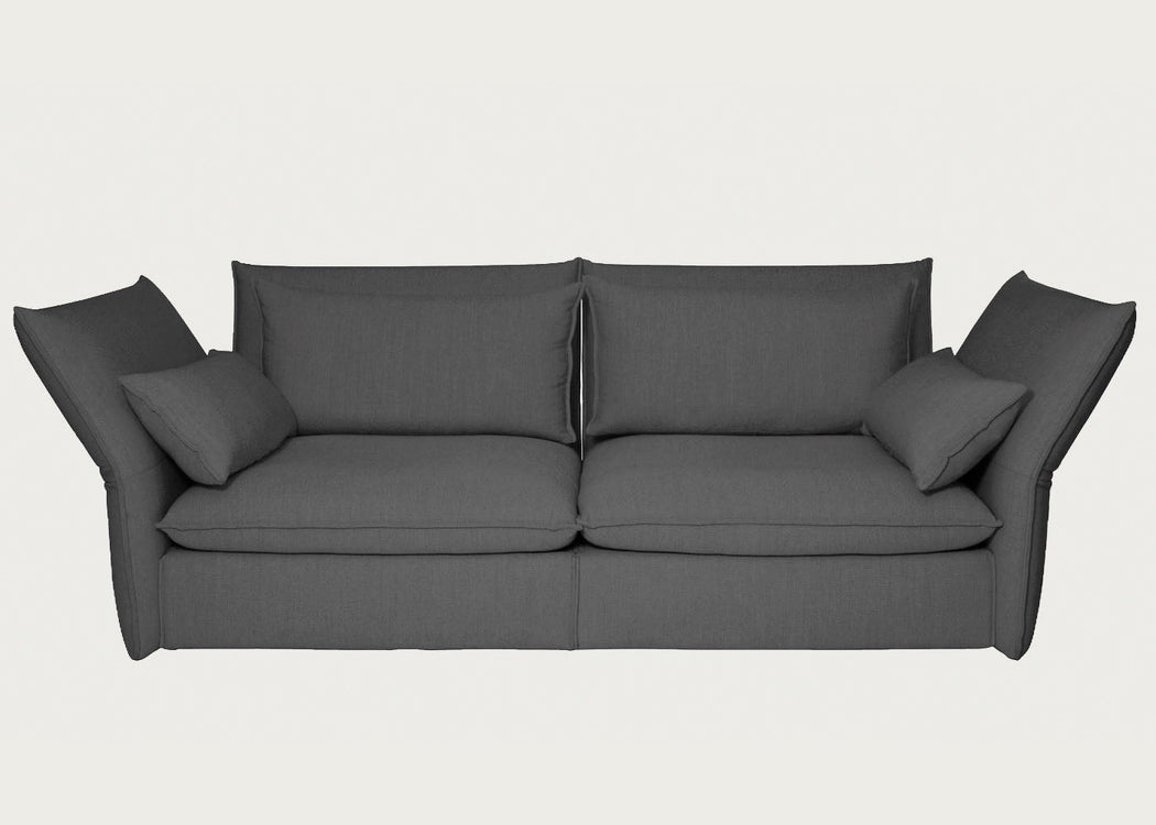 Mariposa 2 1/2 Seater Sofa Credo Anthracite/Elephant