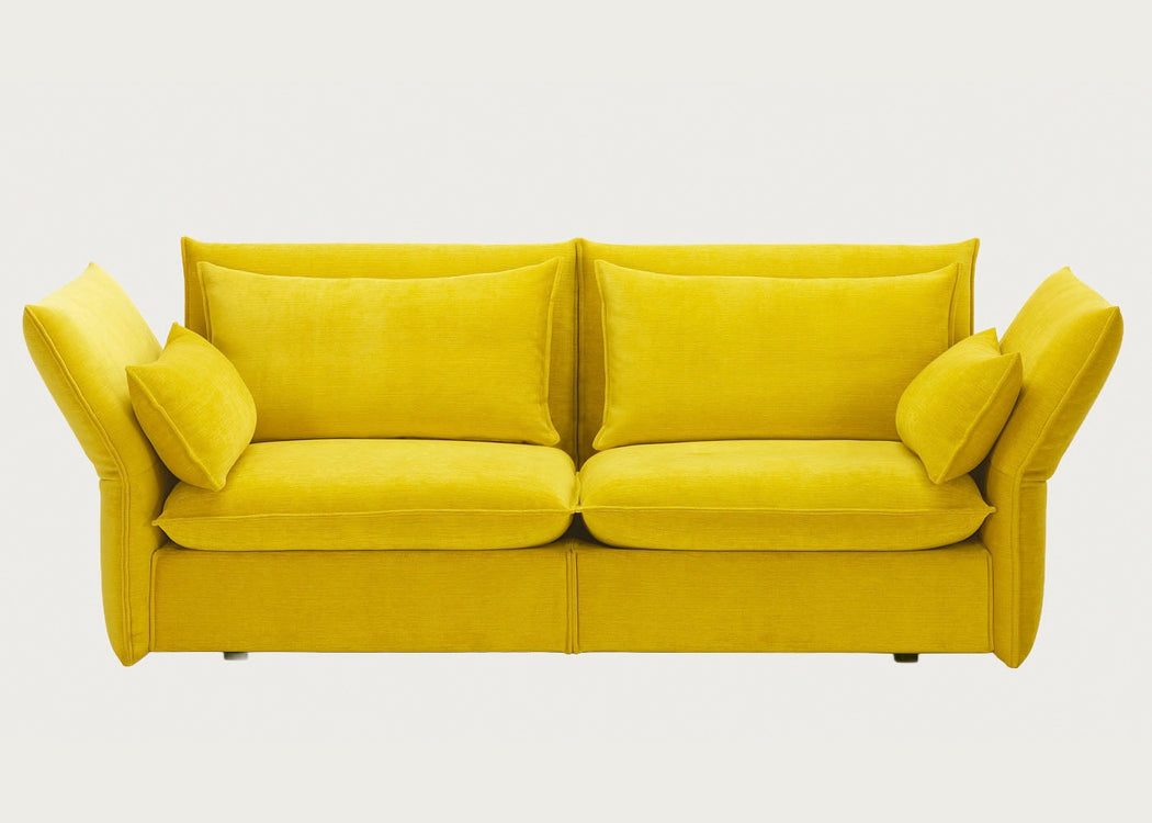 Mariposa 2 1/2 Seater Sofa Iroko Lemon
