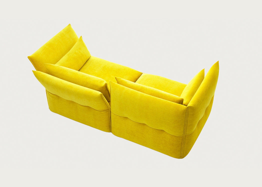 Mariposa 2 1/2 Seater Sofa Iroko Lemon