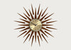 Pluto Starburst Gold Wall Clock