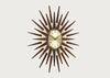 Pluto Starburst Gold Wall Clock