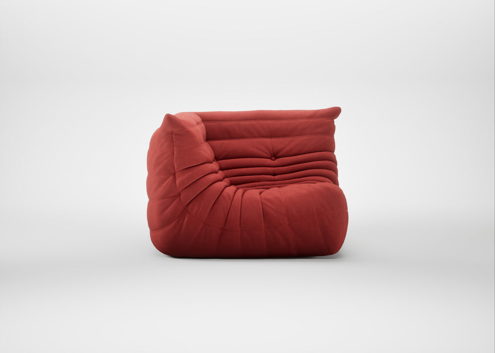 Togo Corner Seat Alcantara Goya Red
