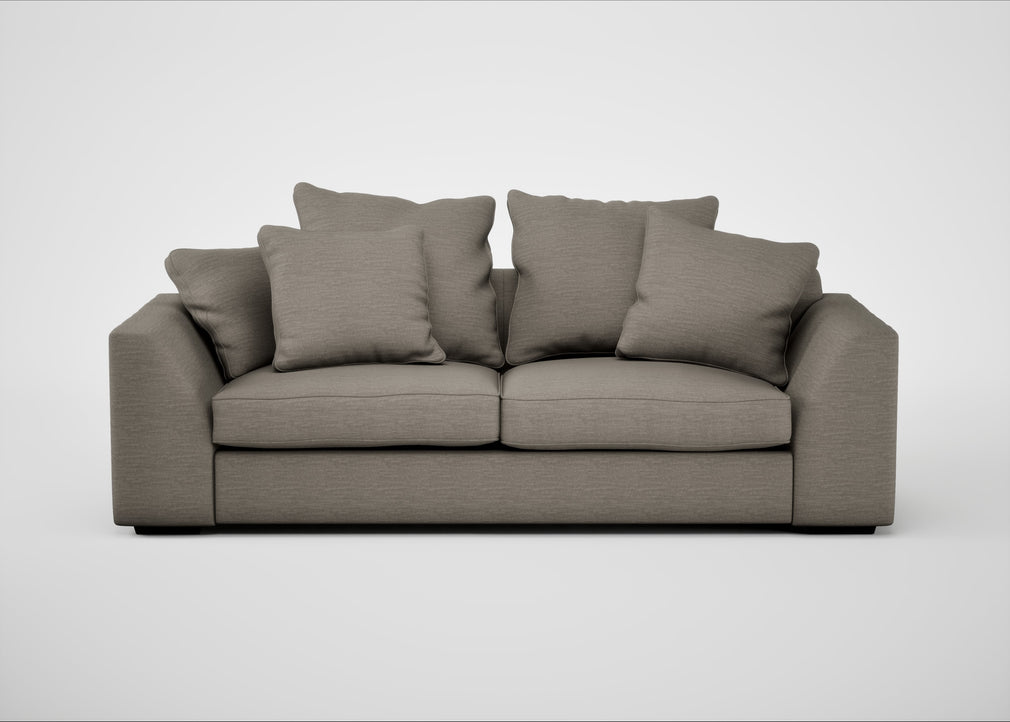 Cumulus 4 Seater Sofa Broad Weave Pebble
