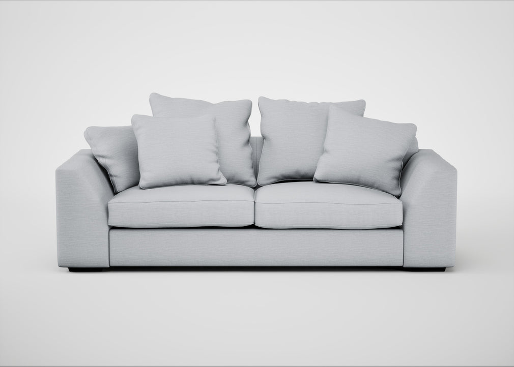 Cumulus 4 Seater Sofa Broad Weave Tin