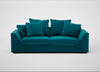 Cumulus 4 Seater Sofa Velvet Teal